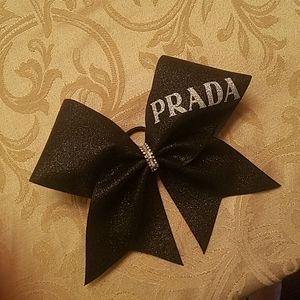 Designer Inspired Cheer hair bow handmade